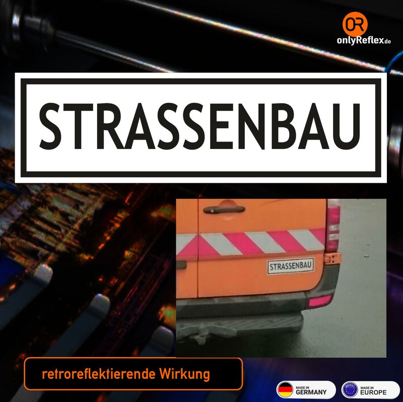 Strassenbau - Aufkleber