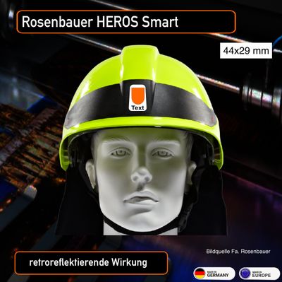 Rosenbauer HEROS Smart - Helmbeschriftung
