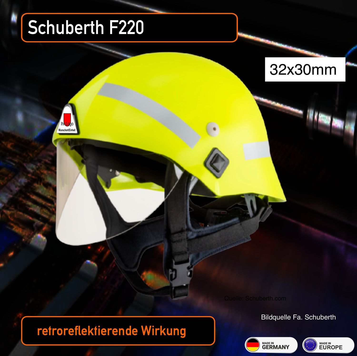 Schuberth F220 - Helmbeschriftung