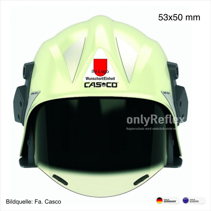 Casco PF 1000 Extreme- Helmbeschriftung