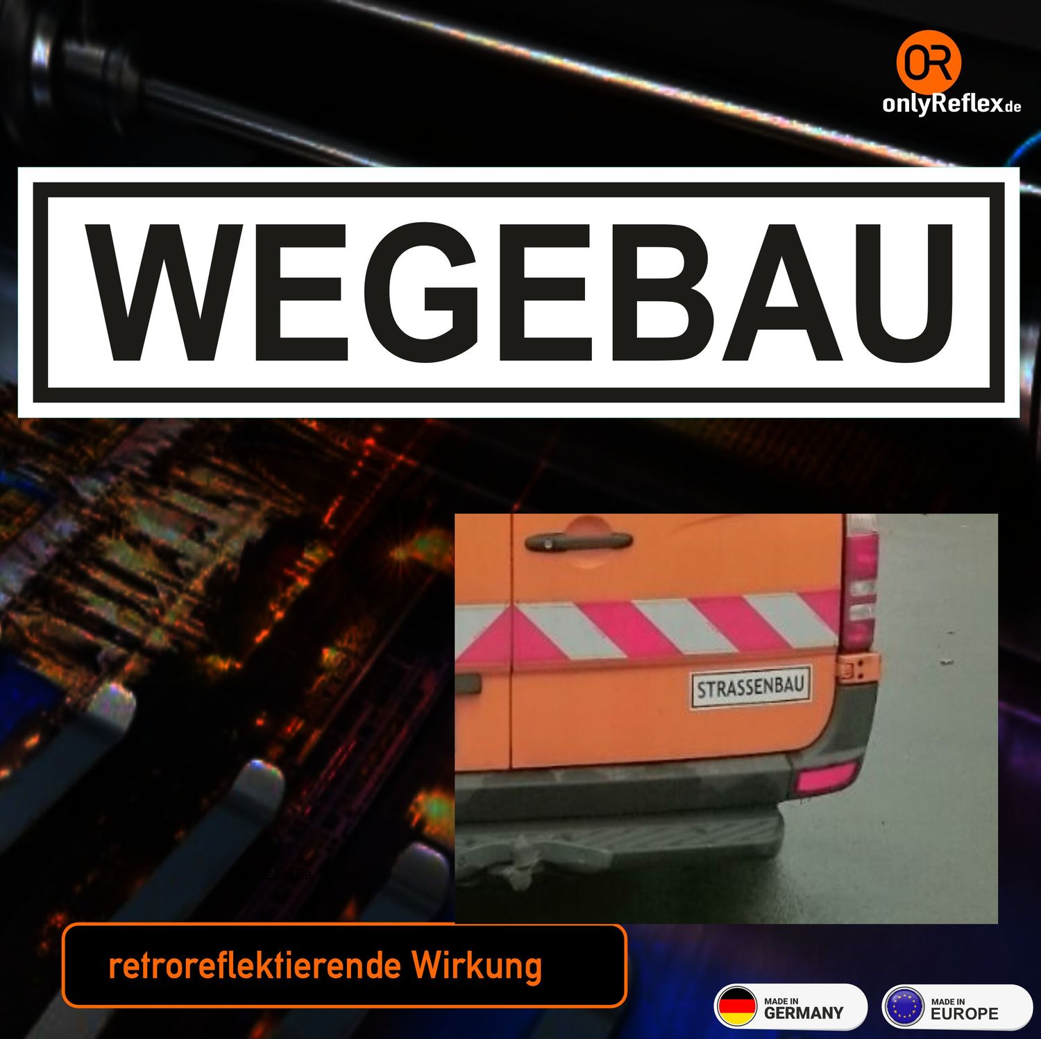 Wegebau - Aufkleber