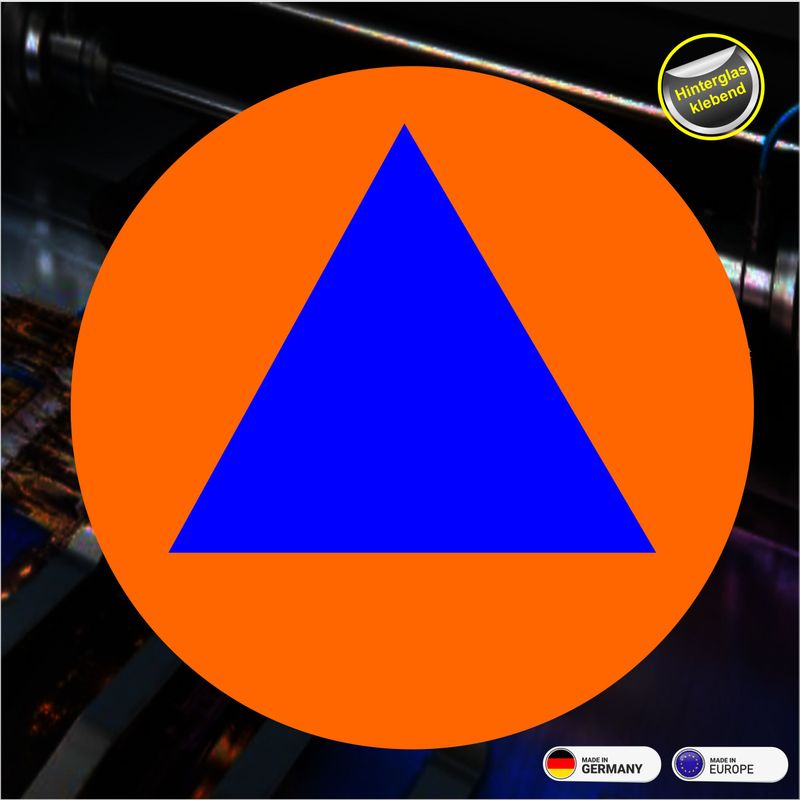 Katastrophenschutz Rundlogo Aufkleber - Hinterglasklebend (VE 2 Stück) Katastrophenschutz Rundlogo Aufkleber - Hinterglasklebend (VE 2 Stück)