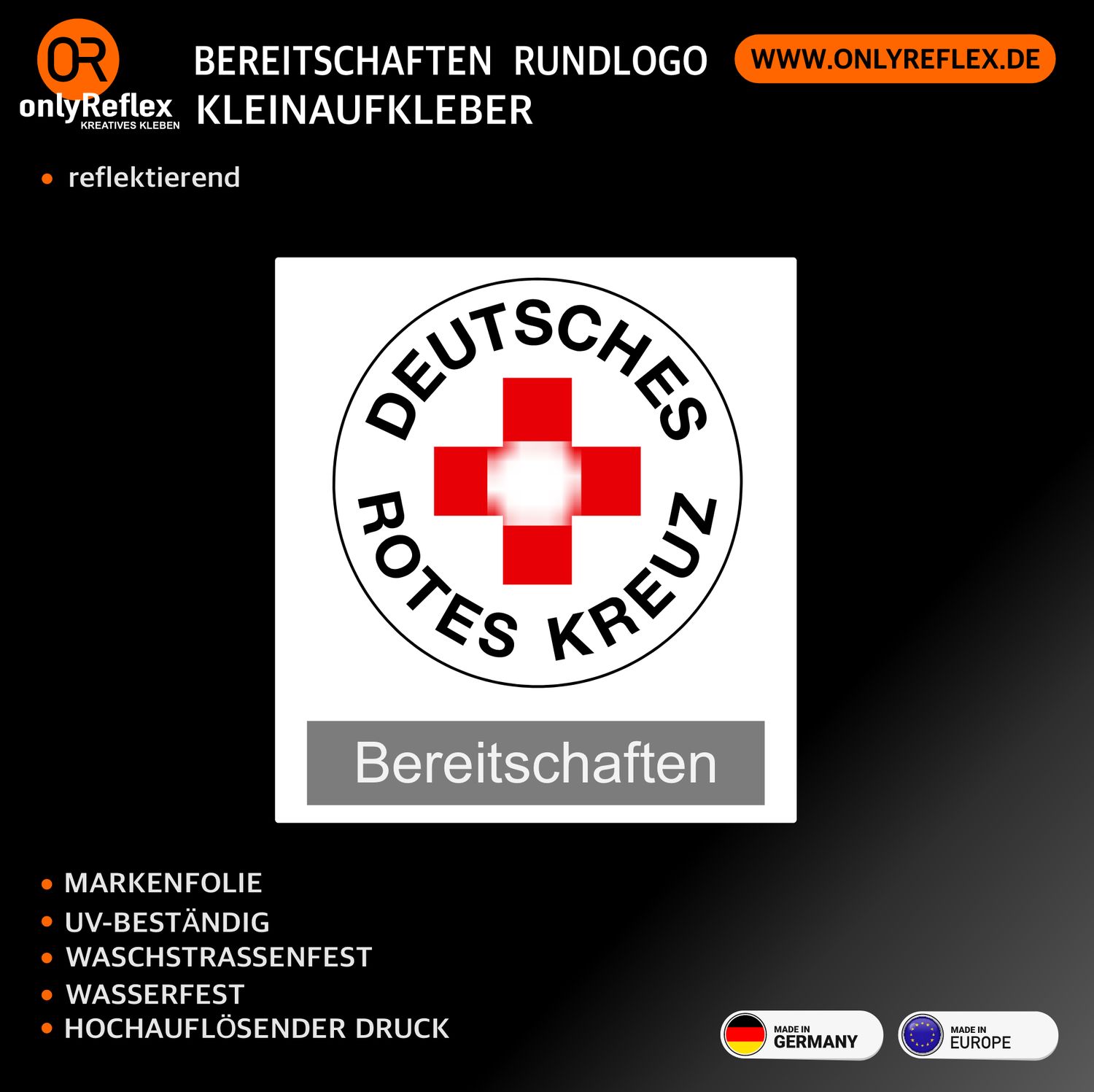 Bereitschaften - Rundlogo- Kleinaufkleber Bereitschaften - Rundlogo- Kleinaufkleber