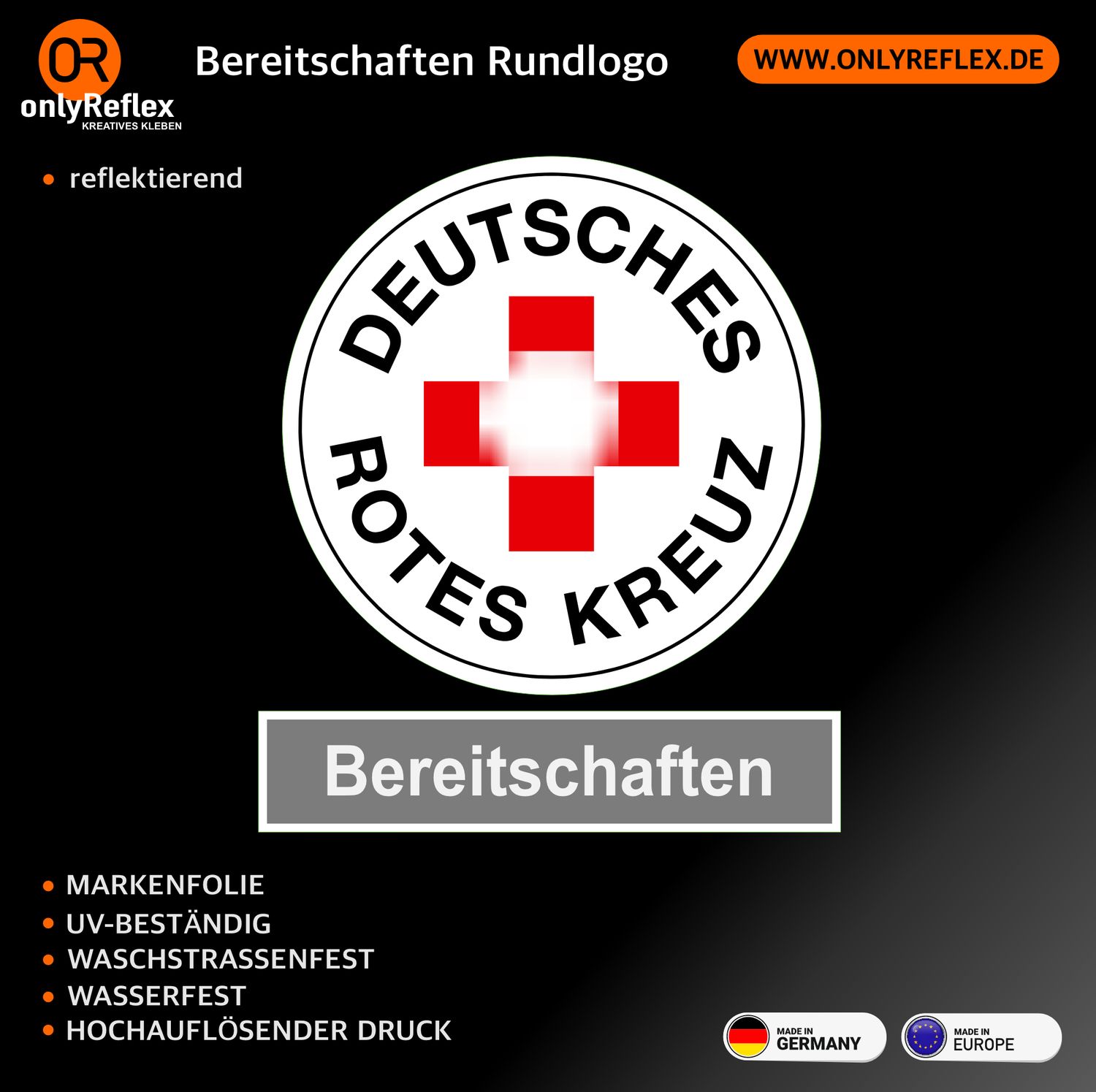 Bereitschaften - Rundlogo- Aufkleber Bereitschaften - Rundlogo- Aufkleber