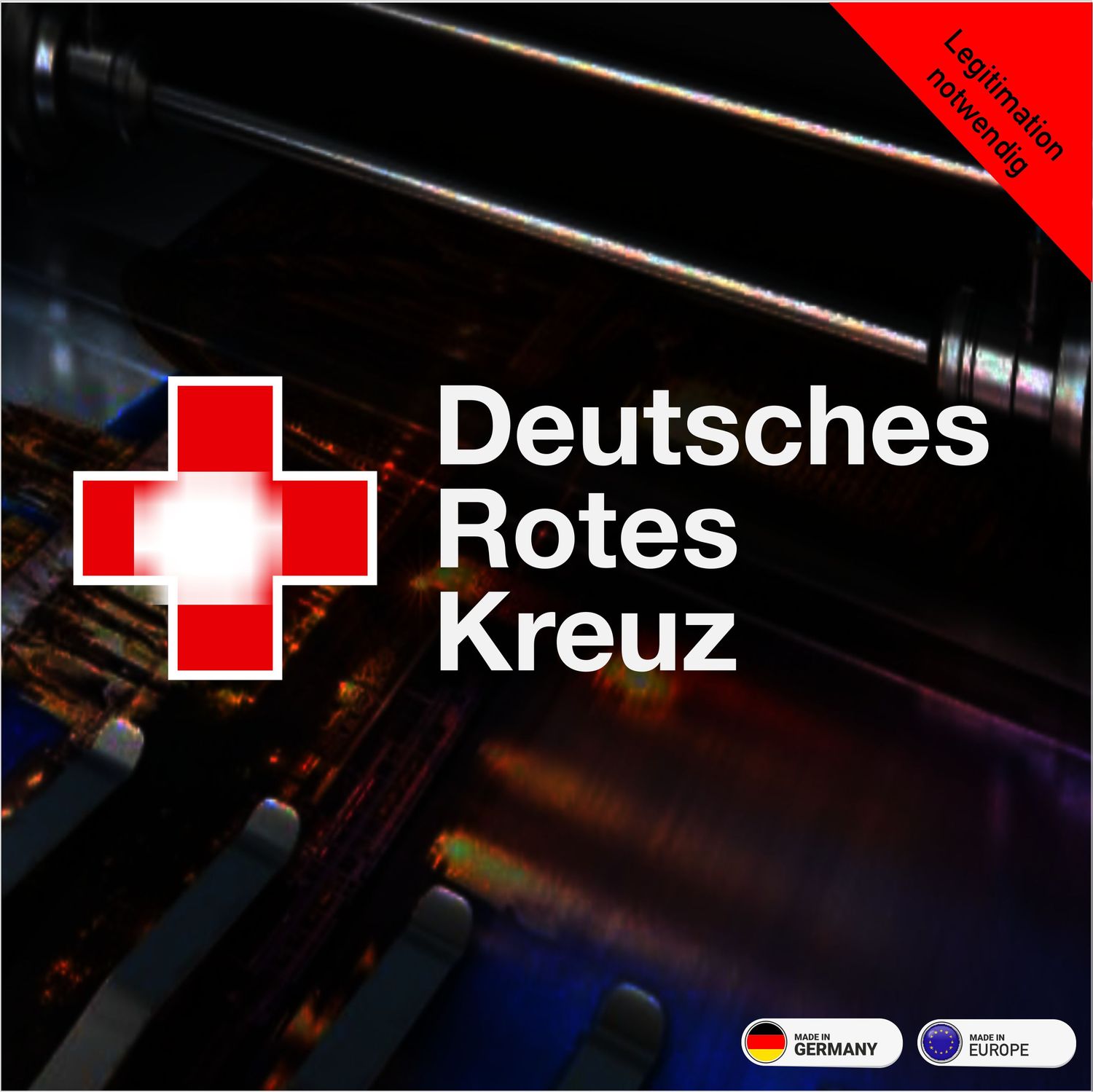 DRK - Kompaktlogo Style Outline - Aufkleber DRK - Kompaktlogo Style Outline - Aufkleber