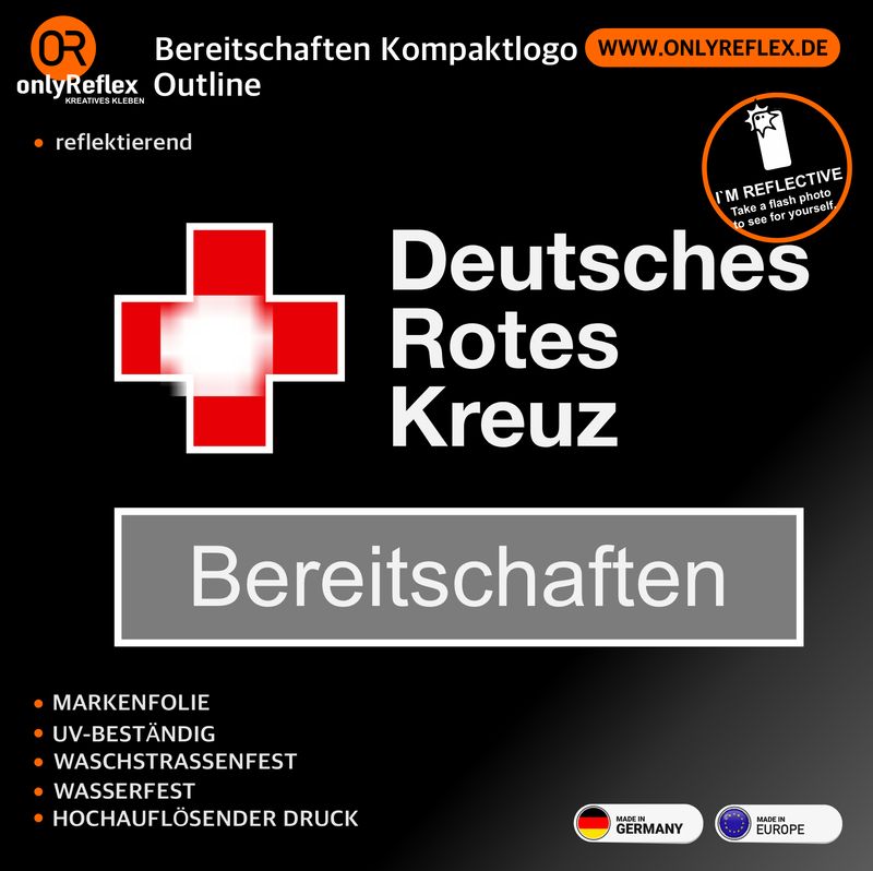 Bereitschaften - Kompaktlogo Style Outline - Aufkleber Bereitschaften - Kompaktlogo Style Outline - Aufkleber