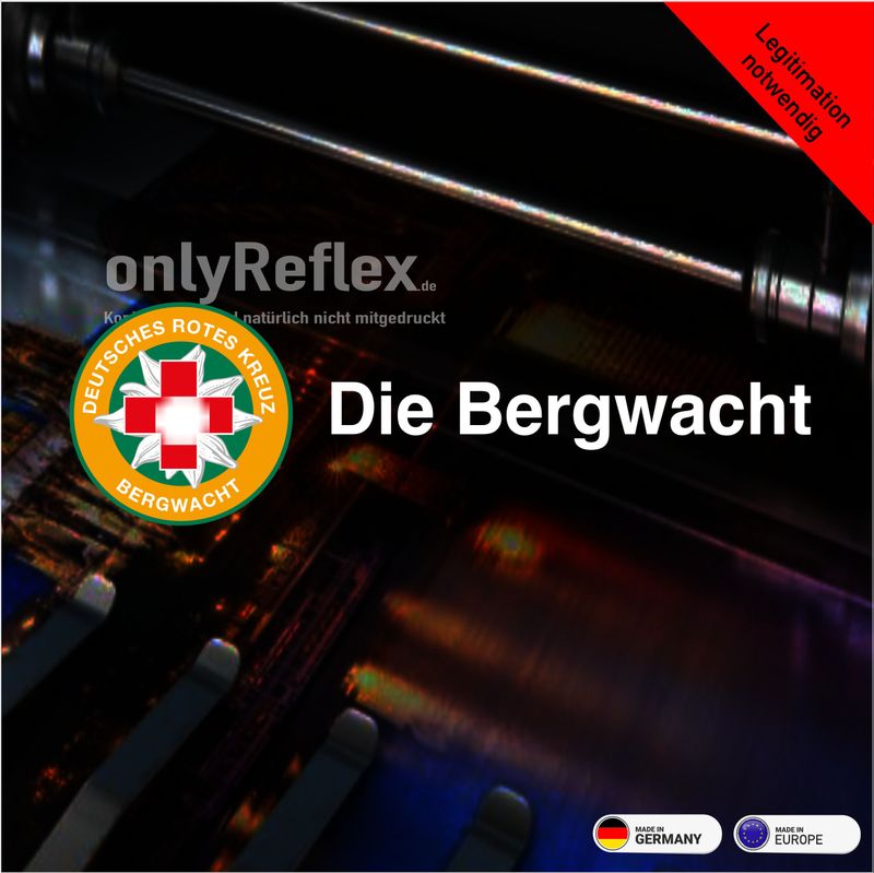 Bergwacht  - Langlogo Basislogo - Aufkleber