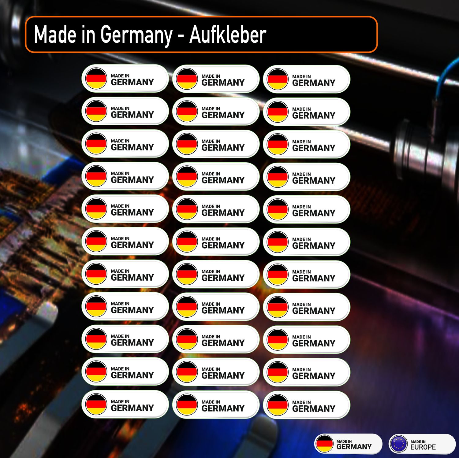 Made in Germany - Aufkleber