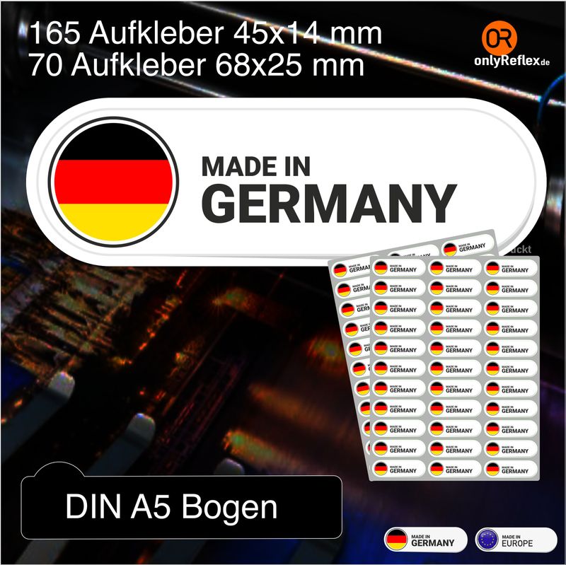 Made in Germany - Aufkleber Made in Germany - Aufkleber