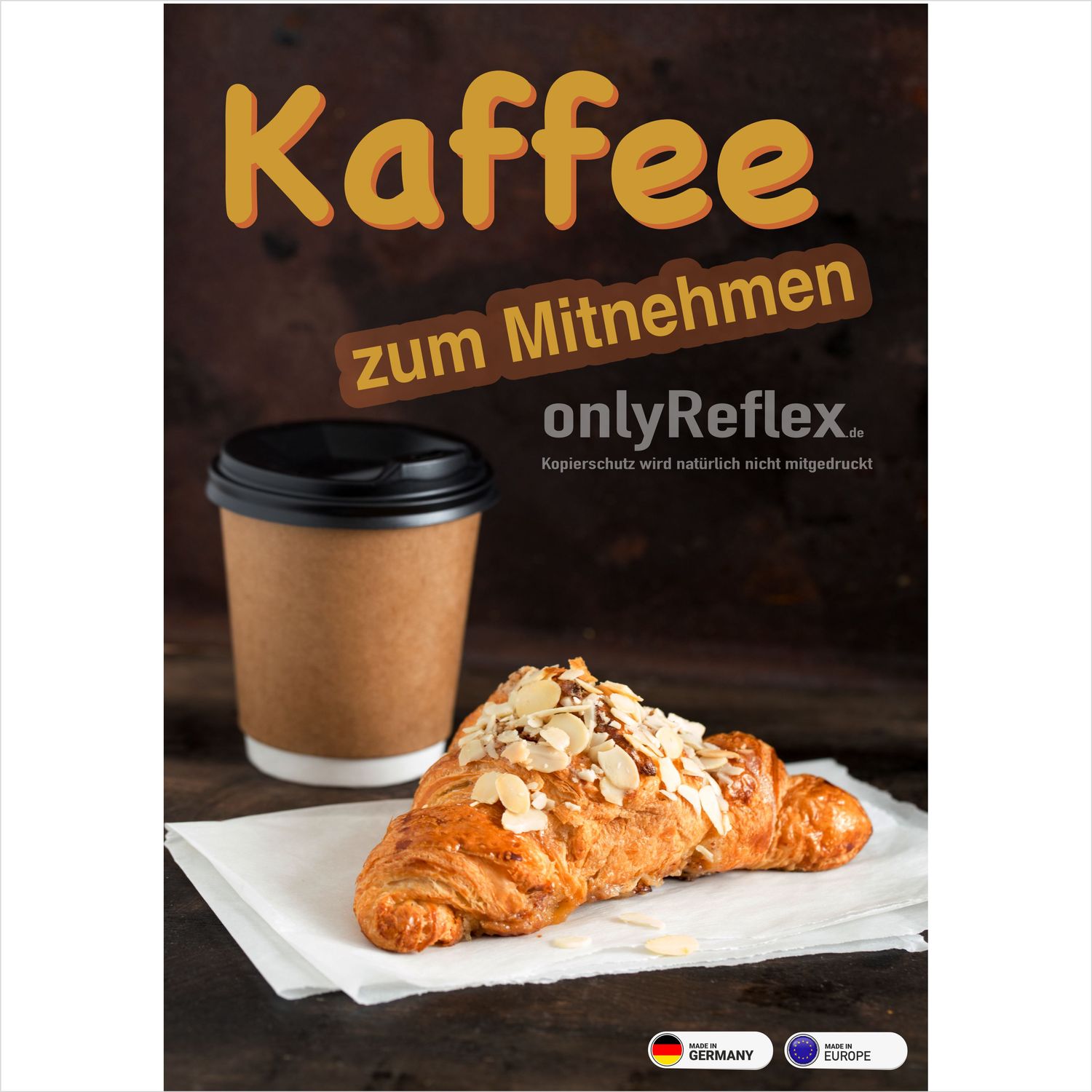 Kaffee to go - PVC Banner Kaffee to go - PVC Banner