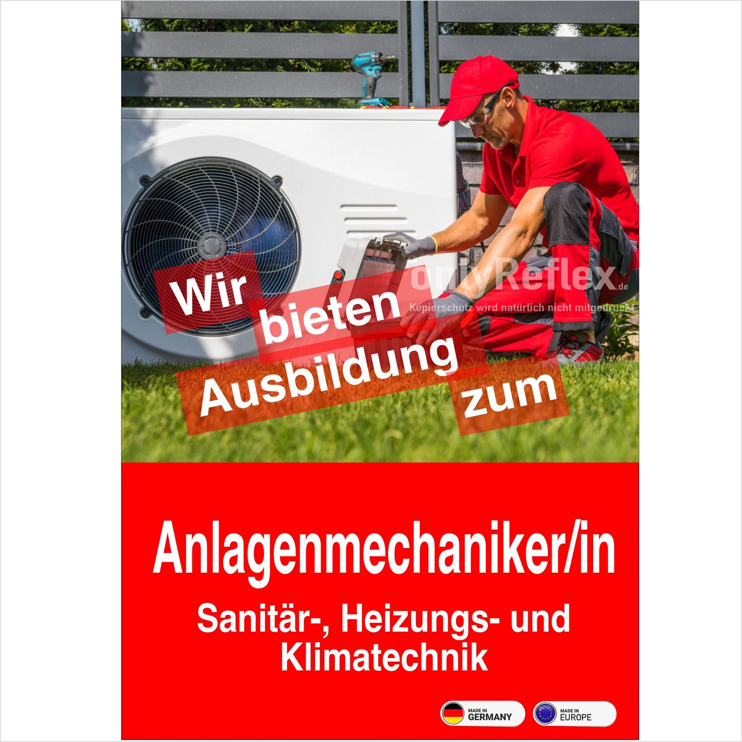 Anlagenmechaniker/in Ausbildung - Aufkleber