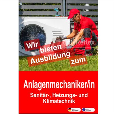 Anlagenmechaniker/in Ausbildung - Aufkleber