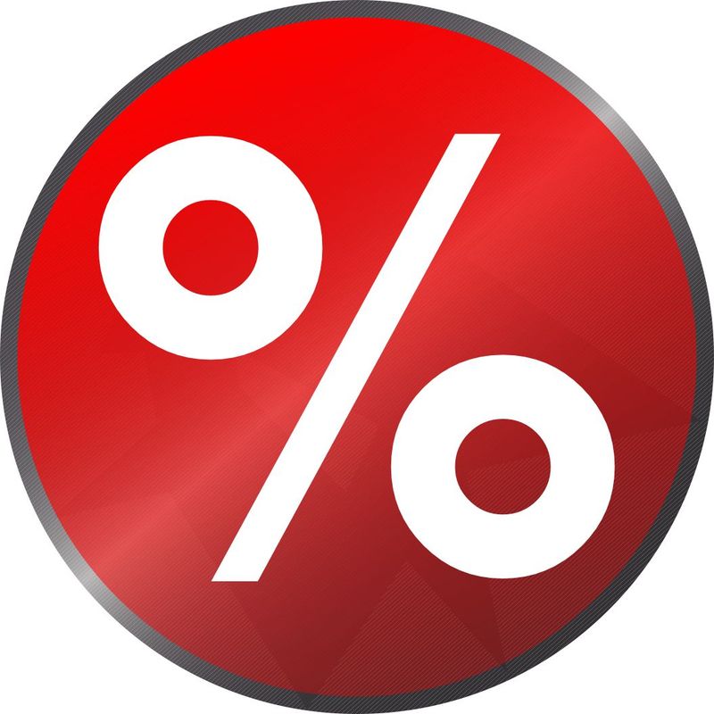 Prozent Design 1 - Aufkleber