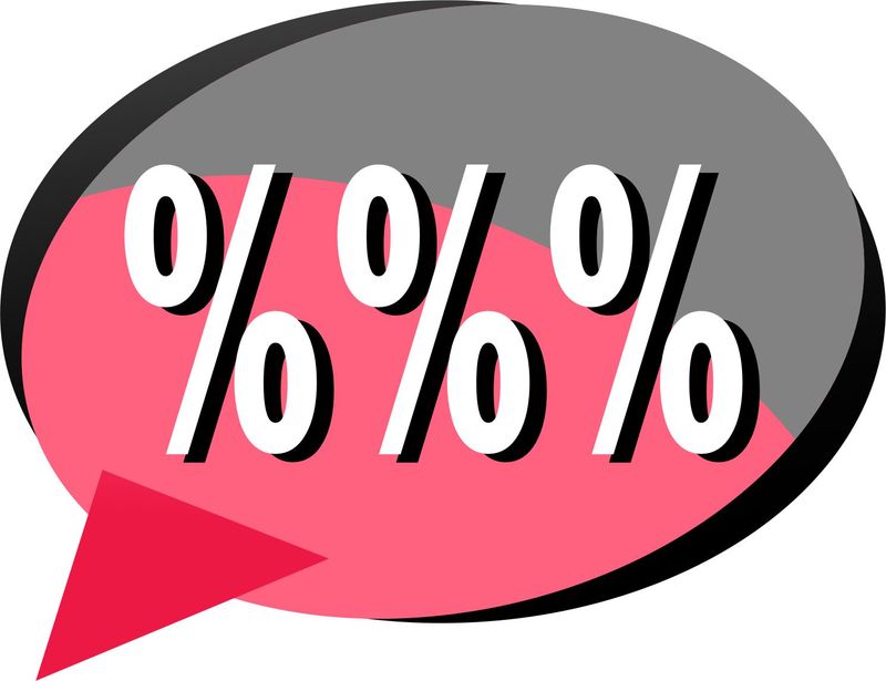 Prozent Design 2 - Aufkleber Prozent Design 2 - Aufkleber