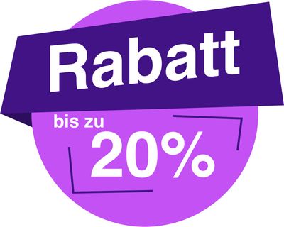 20 % Prozent Design 3 - Aufkleber 20 % Prozent Design 3 - Aufkleber