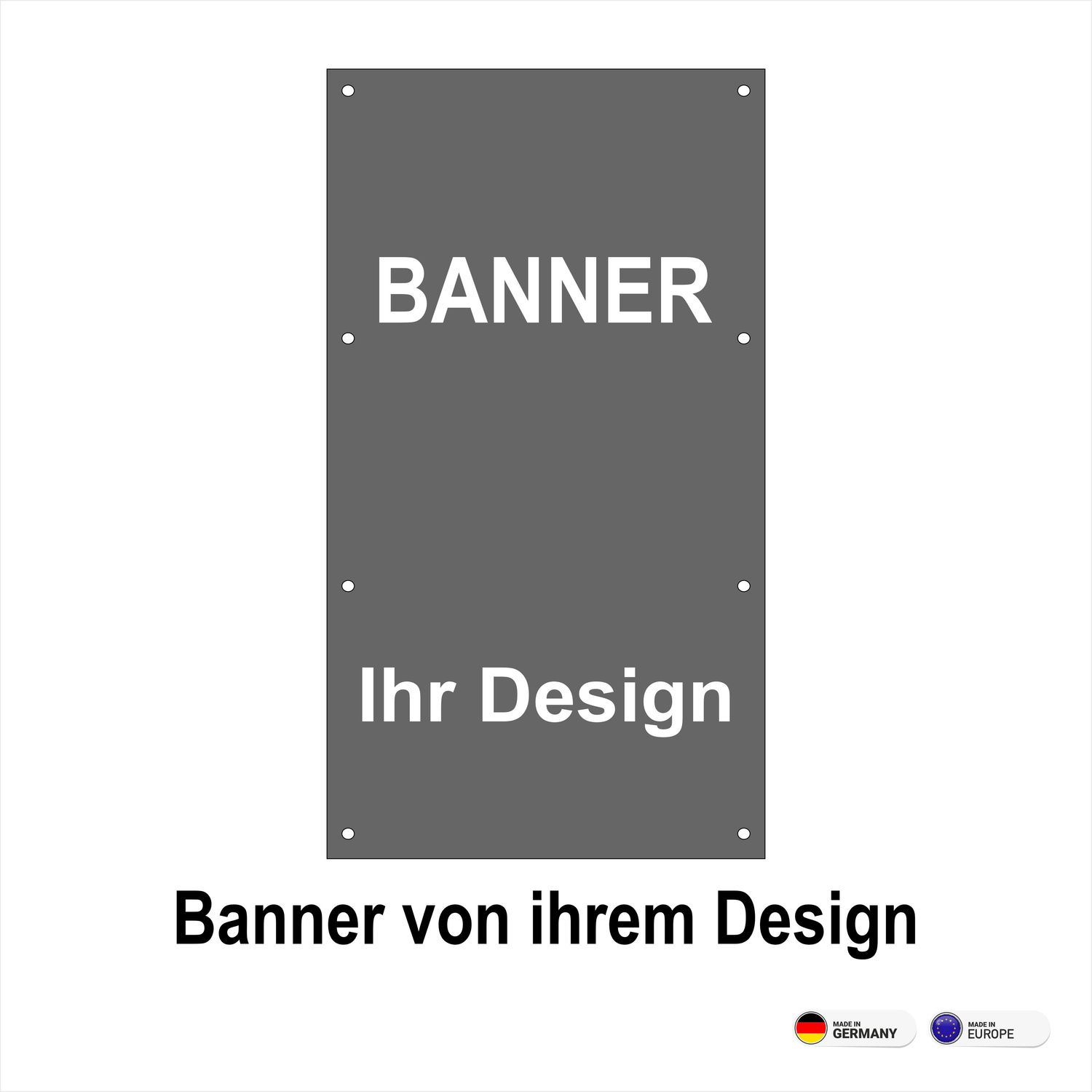 PVC Banner von ihrem Entwurf