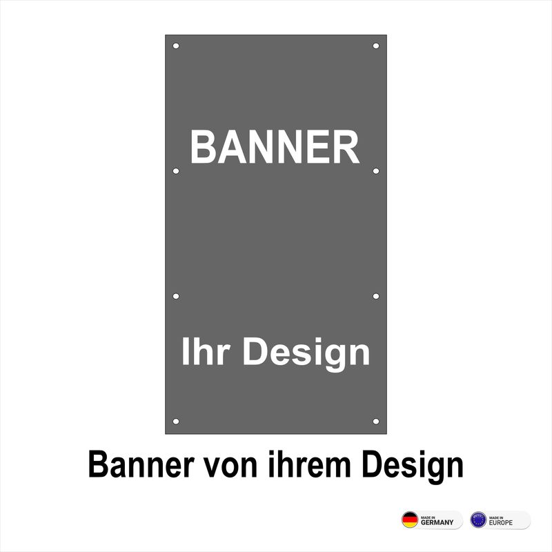 PVC Banner von ihrem Entwurf