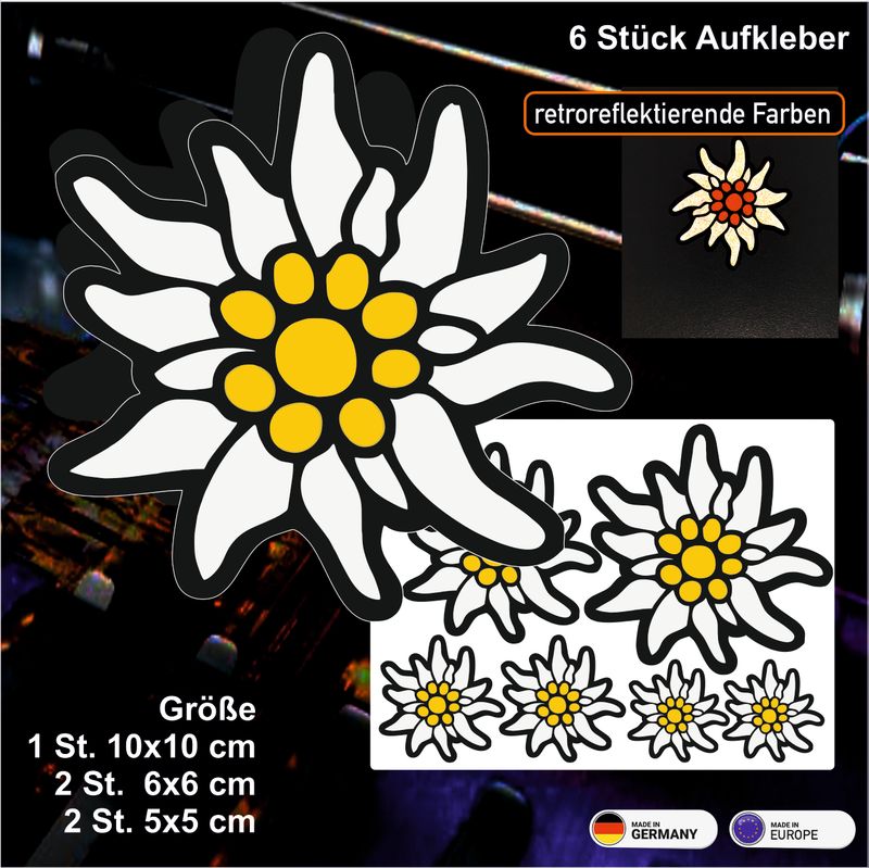 Edelweiss Aufkleber Edelweiss Aufkleber