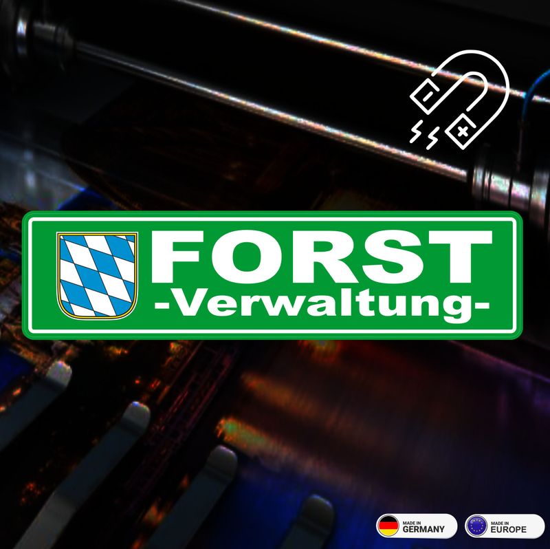 Forst   mit Wunschwappen - Magnetschild