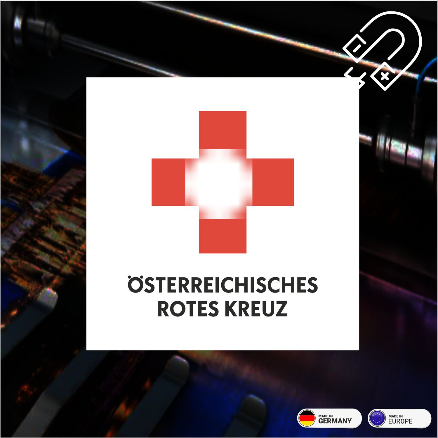 Österreichisches  Rotes Kreuz  - Magnetschild