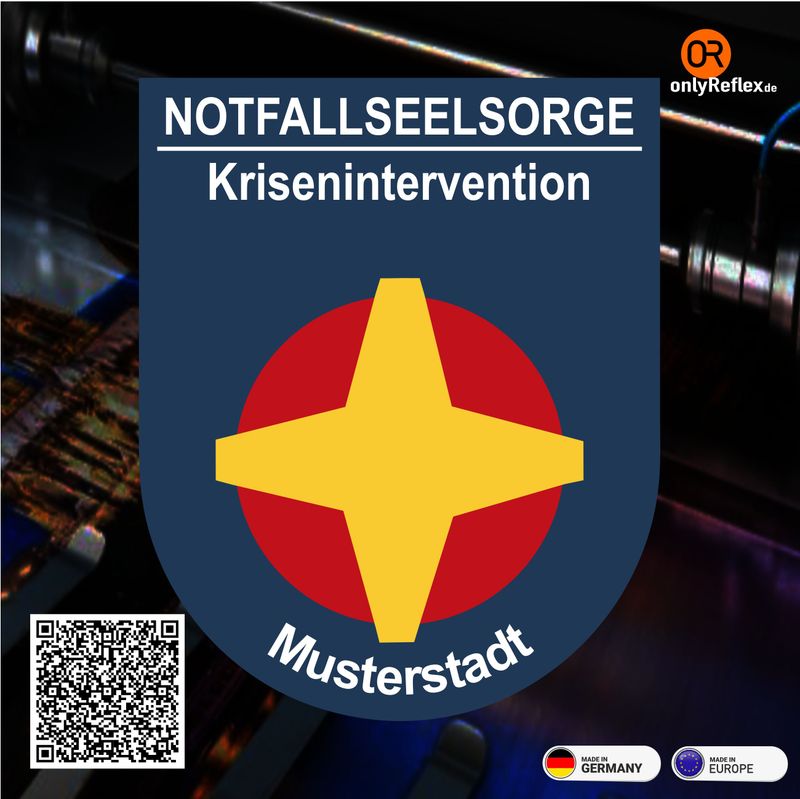 Notfallseelsorge / Krisenintervention Wappen mit Wunschort Notfallseelsorge / Krisenintervention Wappen mit Wunschort