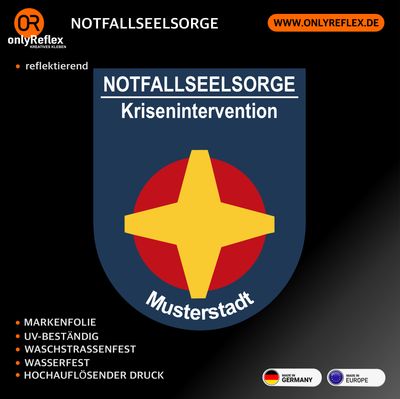 Notfallseelsorge / Krisenintervention Wappen mit Wunschort Notfallseelsorge / Krisenintervention Wappen mit Wunschort