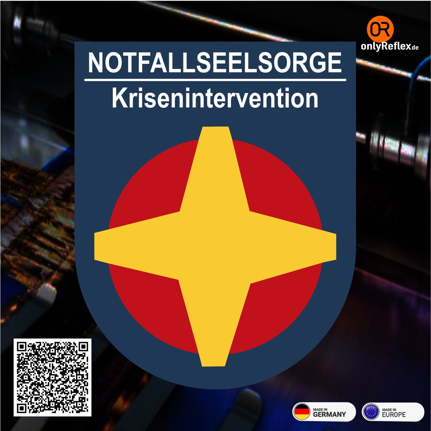 Notfallseelsorge / Krisenintervention Wappen - Aufkleber