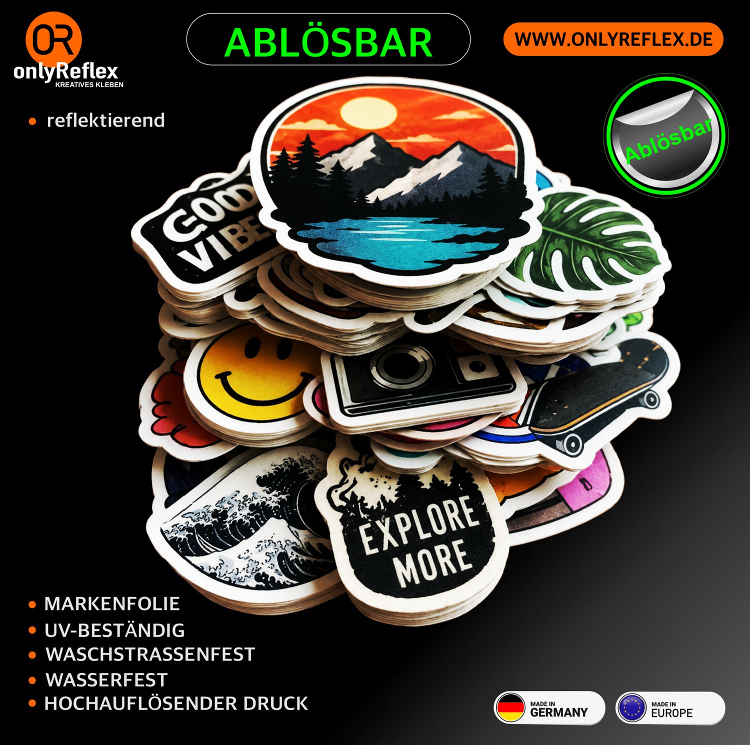 AUFKLEBER - ABLÖSBAR AUFKLEBER - ABLÖSBAR