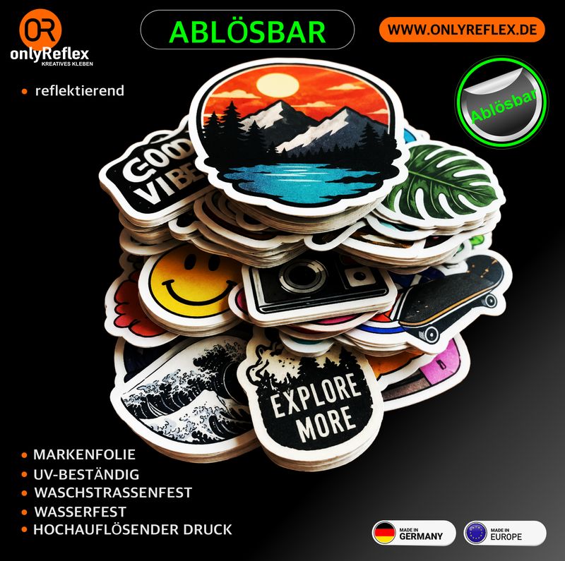 AUFKLEBER - ABLÖSBAR AUFKLEBER - ABLÖSBAR