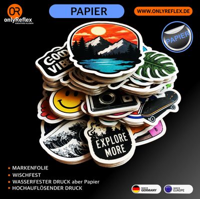 AUFKLEBER - PAPIER AUFKLEBER - PAPIER