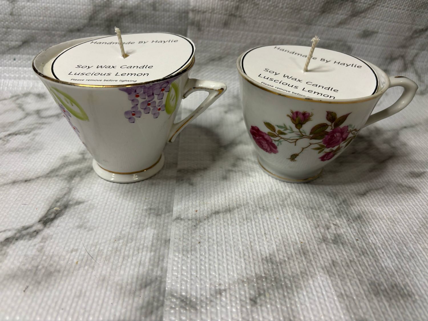 Luscious Lemon Teacup Candle