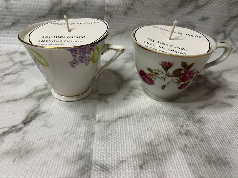 Luscious Lemon Teacup Candle