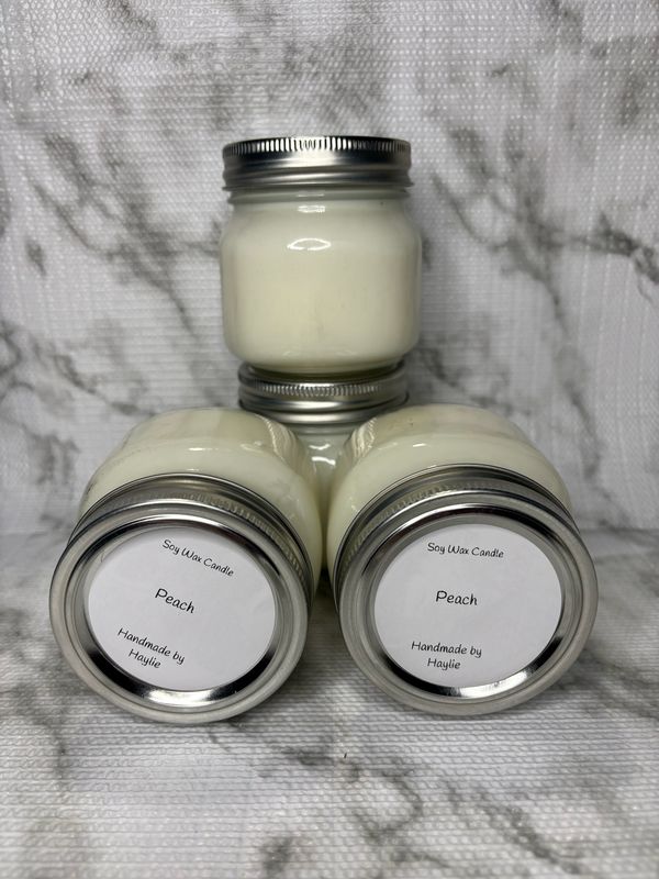 Peach Soy Wax Candle