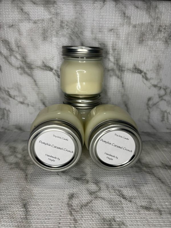 Pumpkin Caramel Crunch Soy Wax Candle