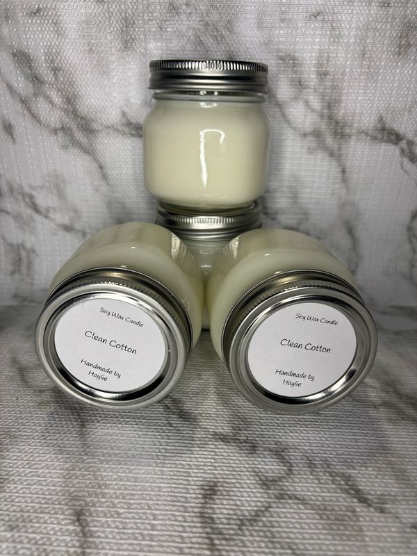 Clean Cotton Soy Wax Candle