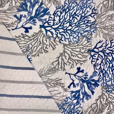 Trapunta Coralli Blu 280 cm