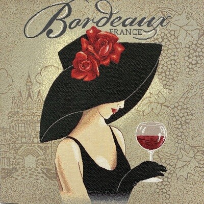 Pannello Donna Bordeaux