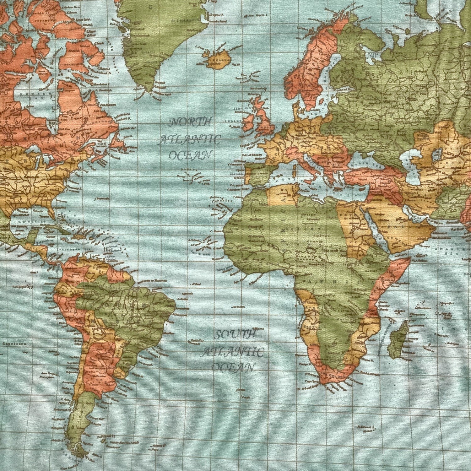 Mappa del Mondo Idrorepellente