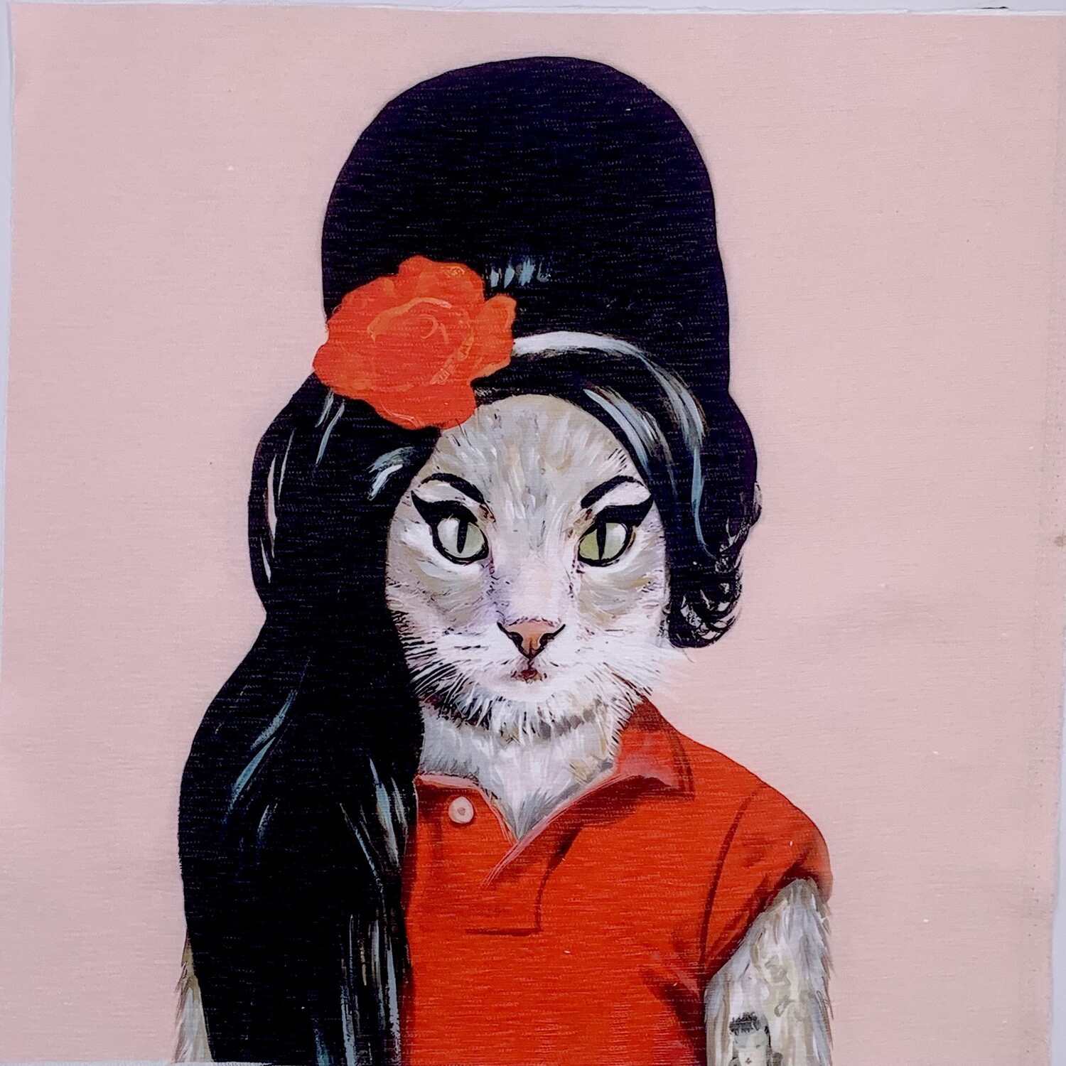 Pannello Cat Winehouse