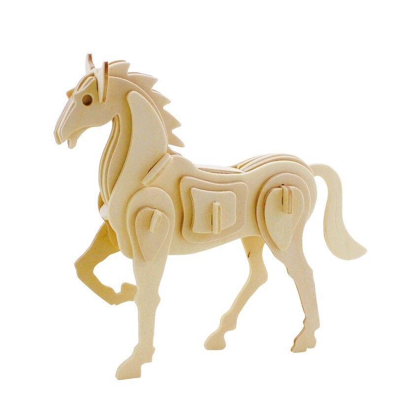 3D Classic Puzzle - Horse