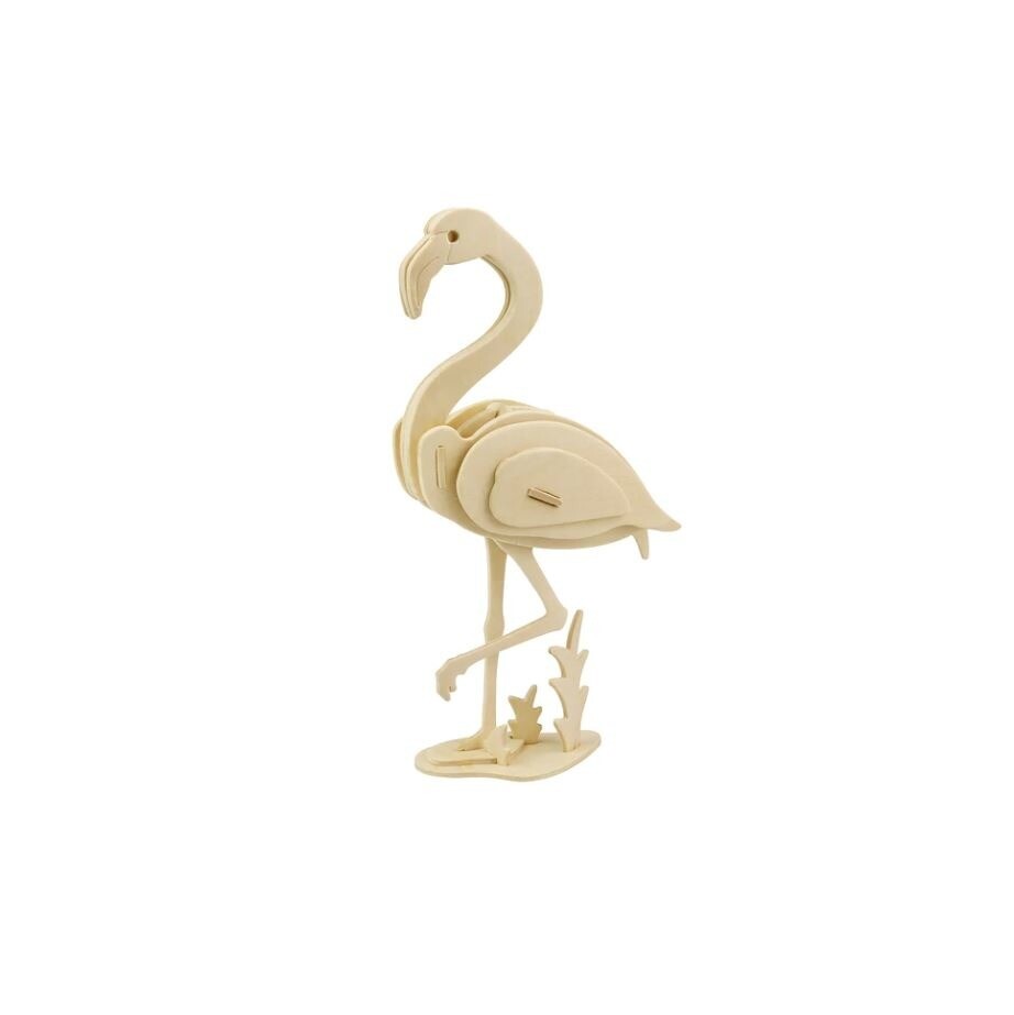 3D Classic Puzzle - Flamingo