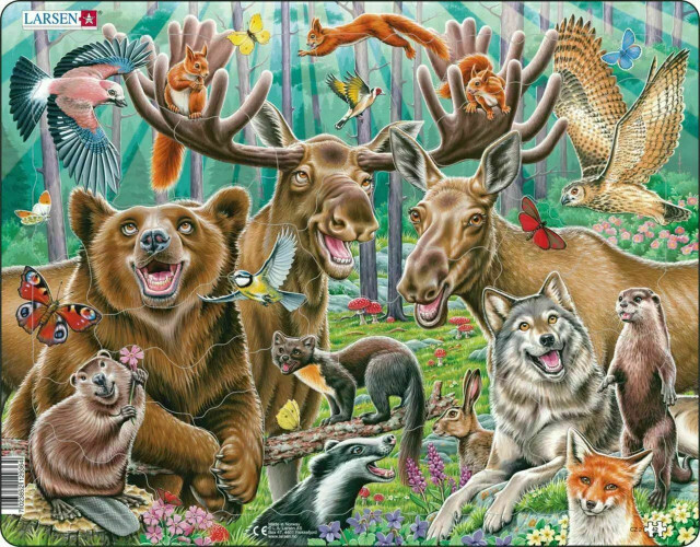 Happy Forest Selfie Puzzle