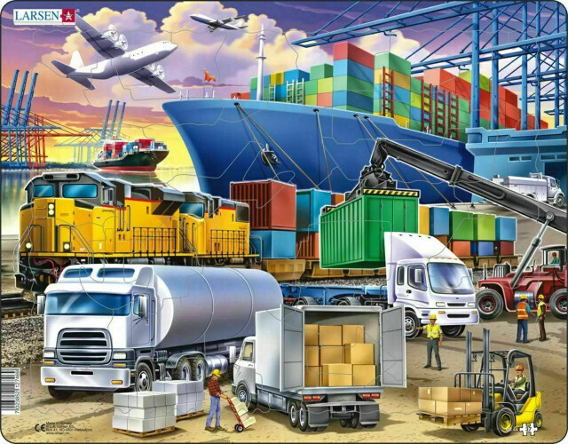 Transportation Puzzle 37pc