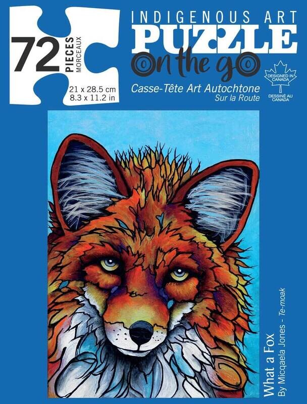 Puzzle on the Go - What a Fox 72pc