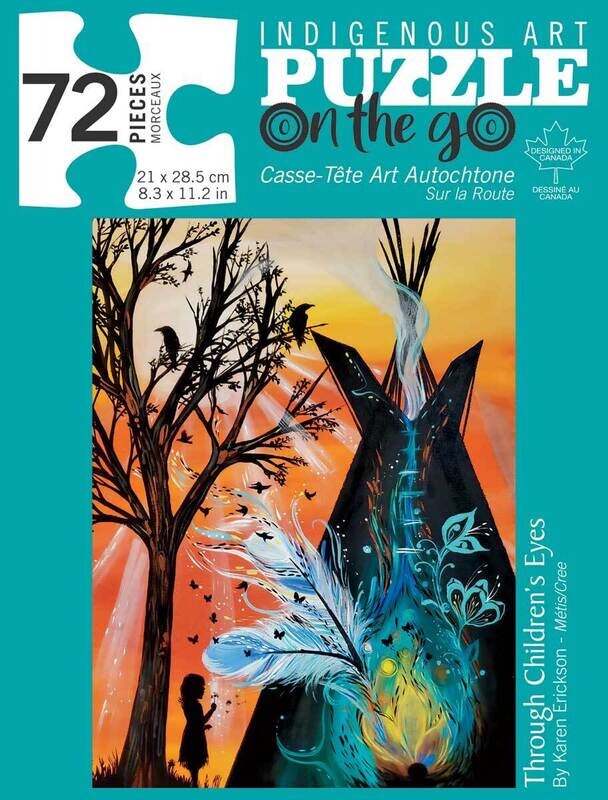 Puzzle on the Go - Through Children&#39;s Eyes 72pc