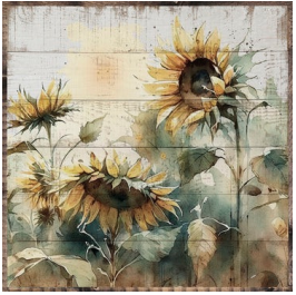 24x24 Sunflower 2075