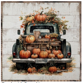 9x9 Pumpkin Truck 2076