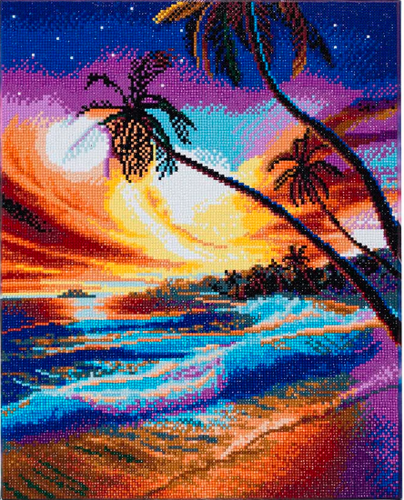 Crystal Art Tropical Beach