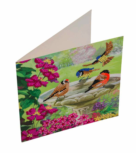 Crystal Art Birds Card Kit