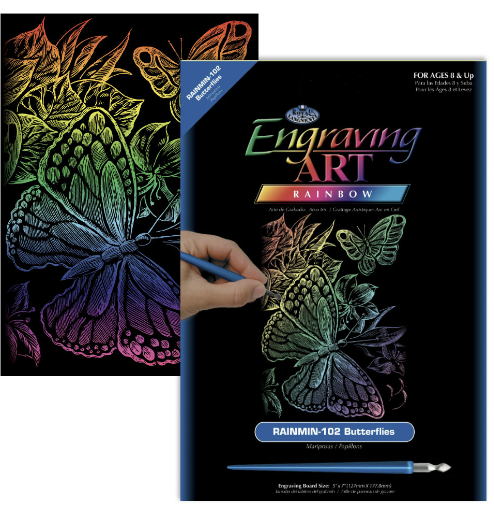 Mini Engraving - Butterflies